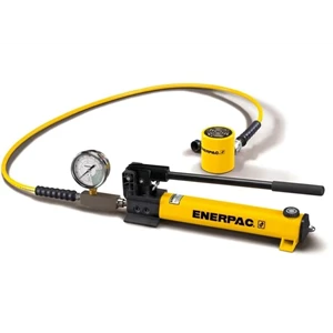 Enerpac SCL302H 295 kN 62 mm Stroke Low Height Hydraulic Cylinder and Hand Pompa Set